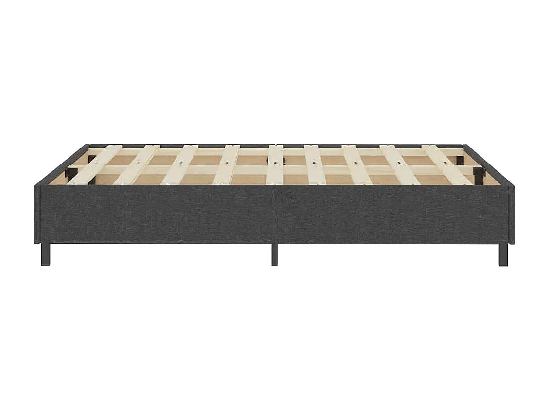 Boxspringframe stof grijs 160x200 cm