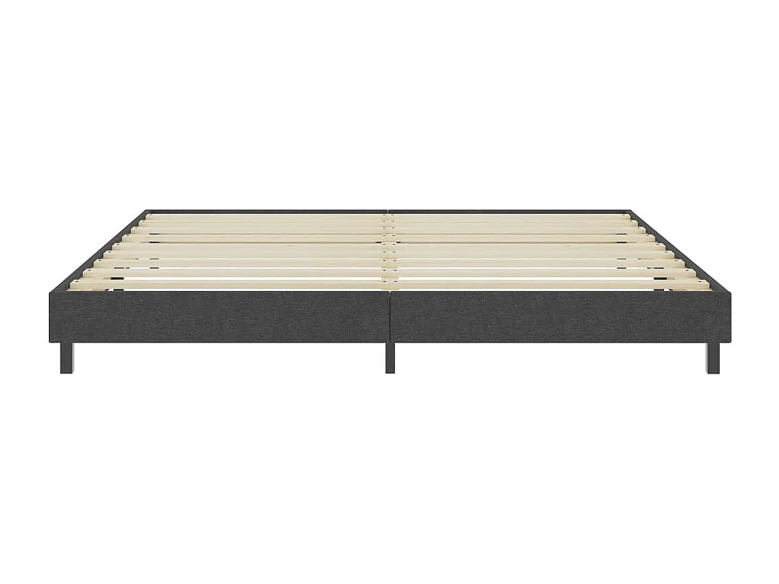 Sommier tapissier Gris Tissu 200 x 200 cm