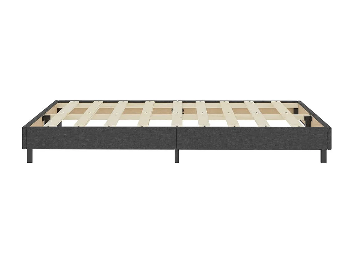 Boxspringframe stof grijs 140x200 cm