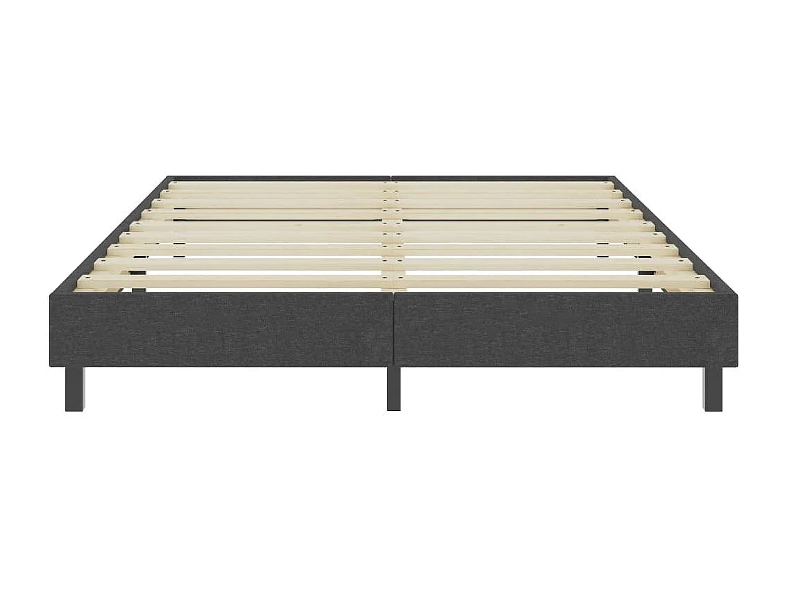 Sommier tapissier Gris Tissu 140 x 200 cm