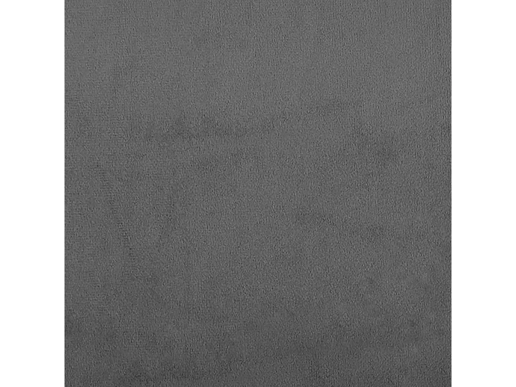 Canapé-lit à 2 places avec deux oreillers Gris foncé Velours