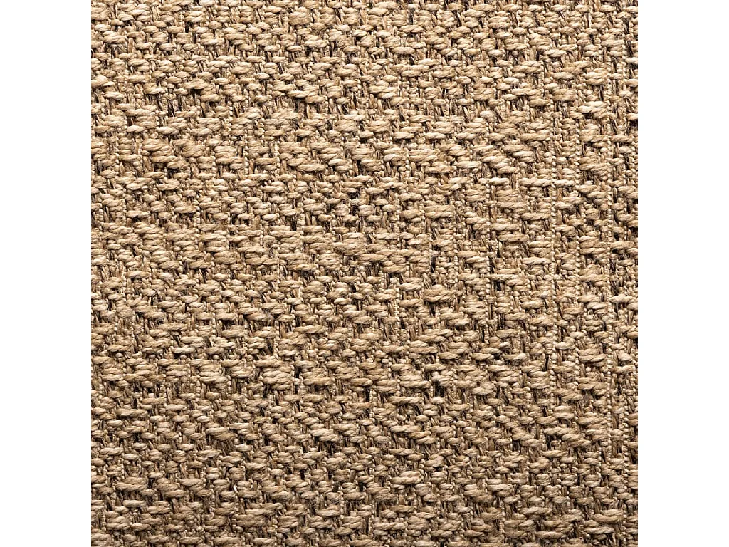 Alfombra con aspecto de yute interior y exterior 140x200 cm