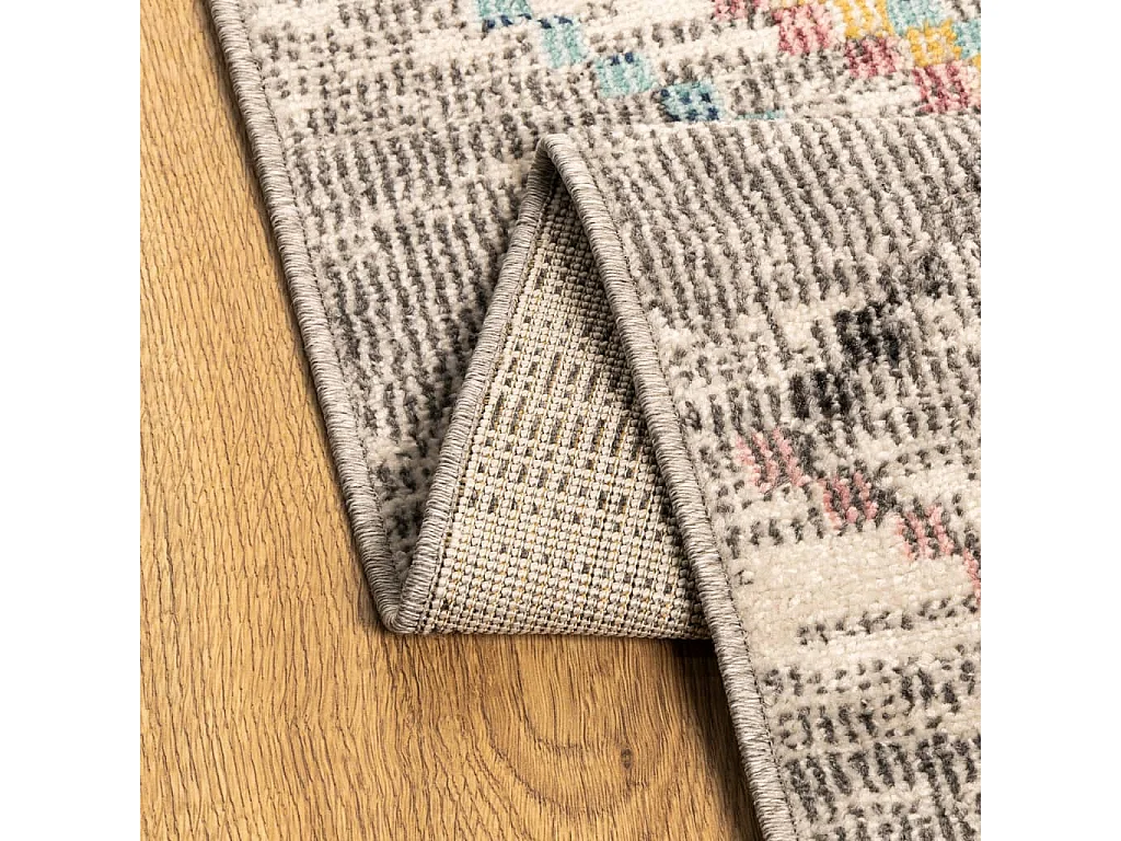 Tapis intérieur extérieur design vintage 140x200 cm