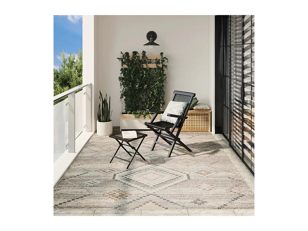 Tapis intérieur extérieur design vintage 240x340 cm