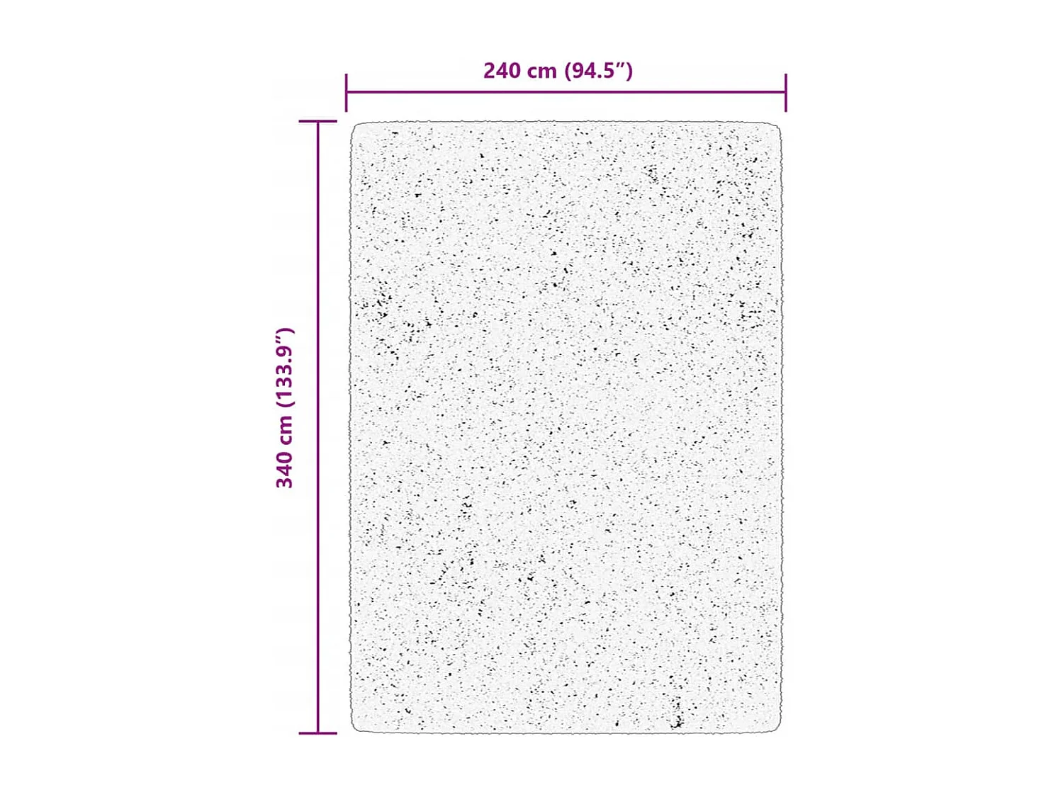 Tapete de interior e exterior design vintage ARBIZU 240x340 cm