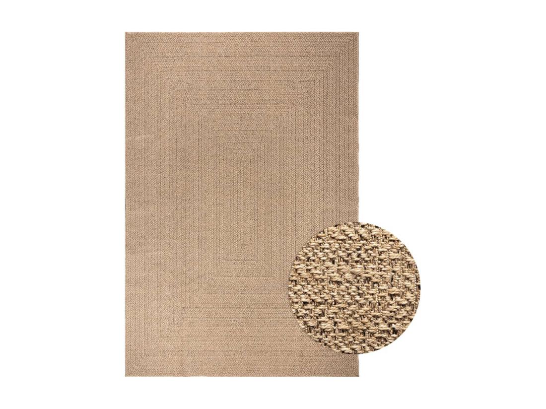 vente unique Tapis 200x290 cm aspect jute intérieur et extérieur