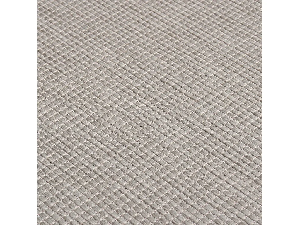 Tapis à tissage plat d'extérieur 200x280 cm taupe