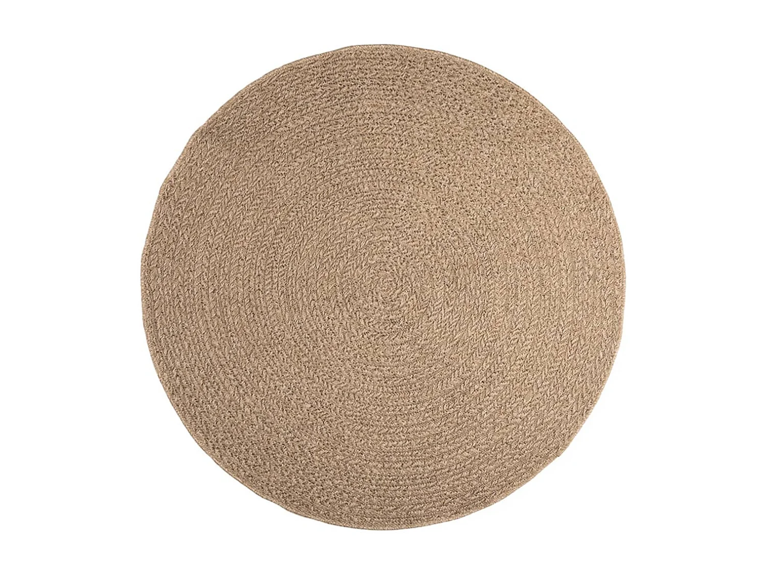Tapis 160 cm aspect jute intérieur et extérieur