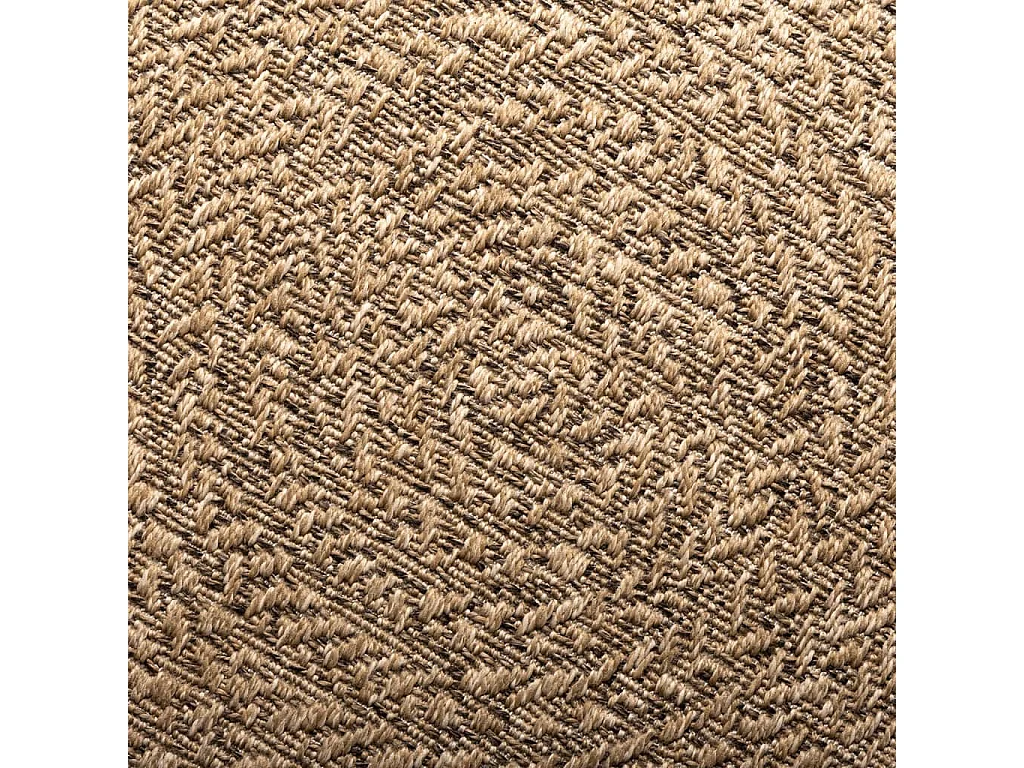 Tapis 160 cm aspect jute intérieur et extérieur