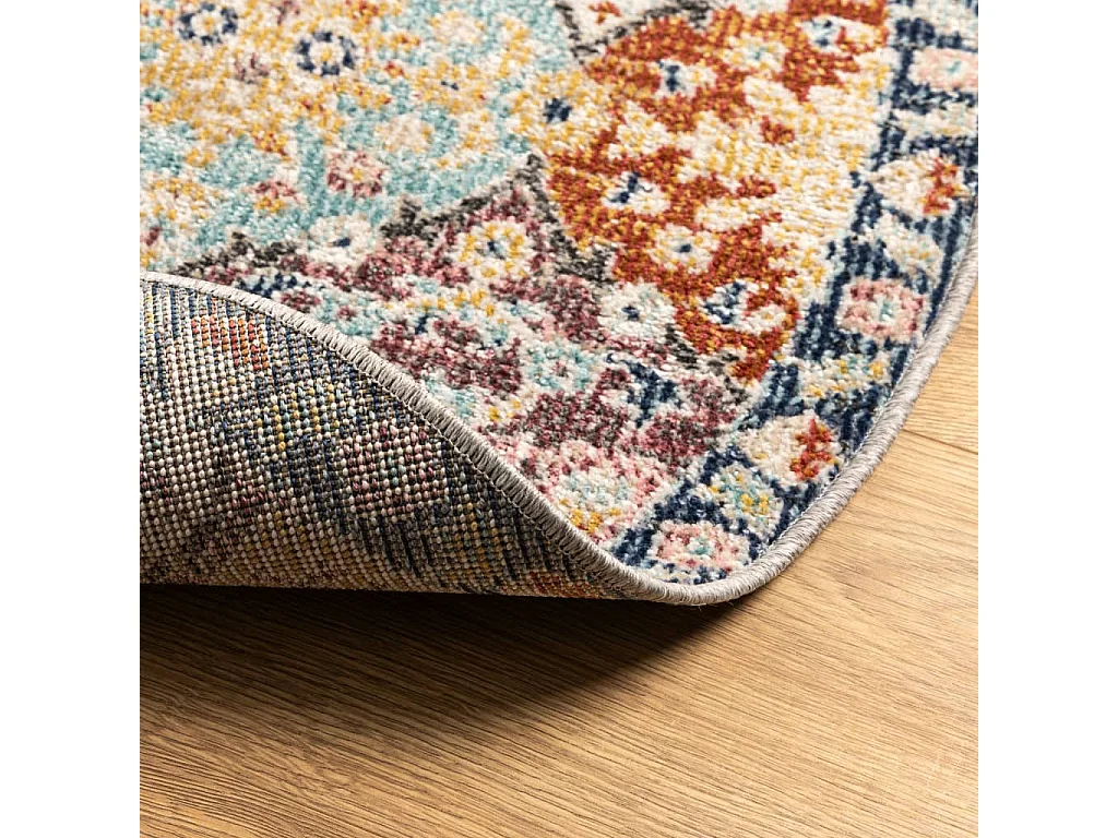 Tapis intérieur extérieur design vintage ø 120 cm