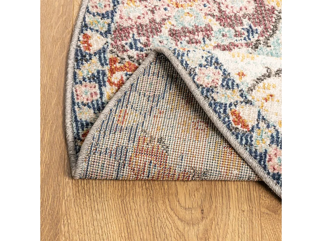 Tapis intérieur extérieur design vintage ø 120 cm