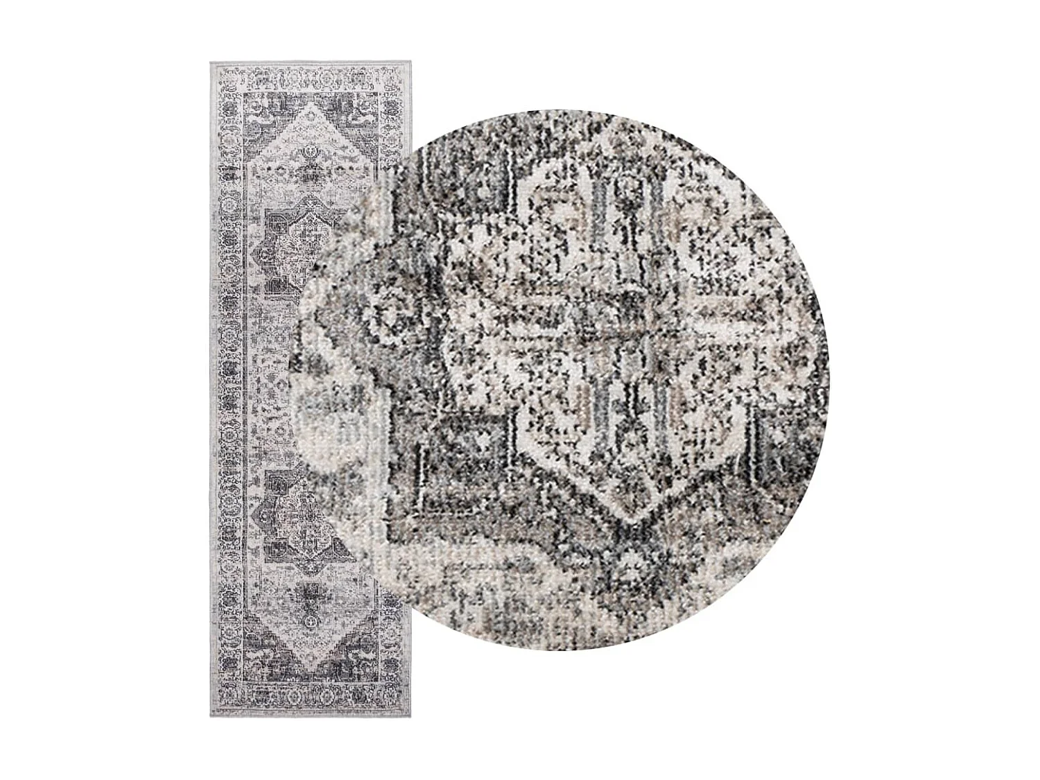 Tapete de interior e exterior design vintage ARBIZU 80x250 cm