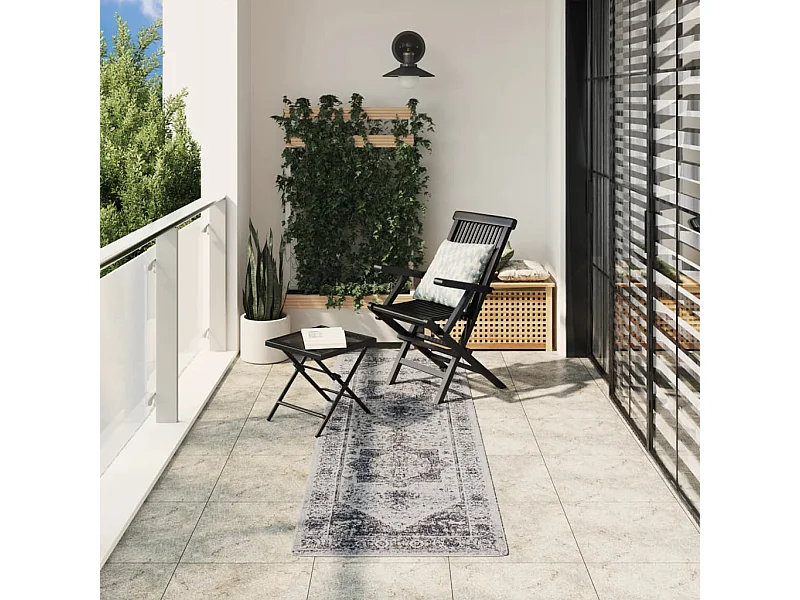 Tapis intérieur extérieur design vintage 80x250 cm