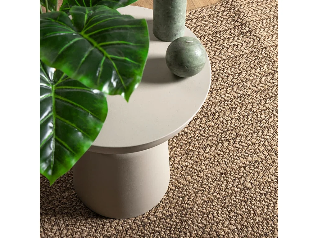 Tapis 120x170 cm aspect jute intérieur et extérieur