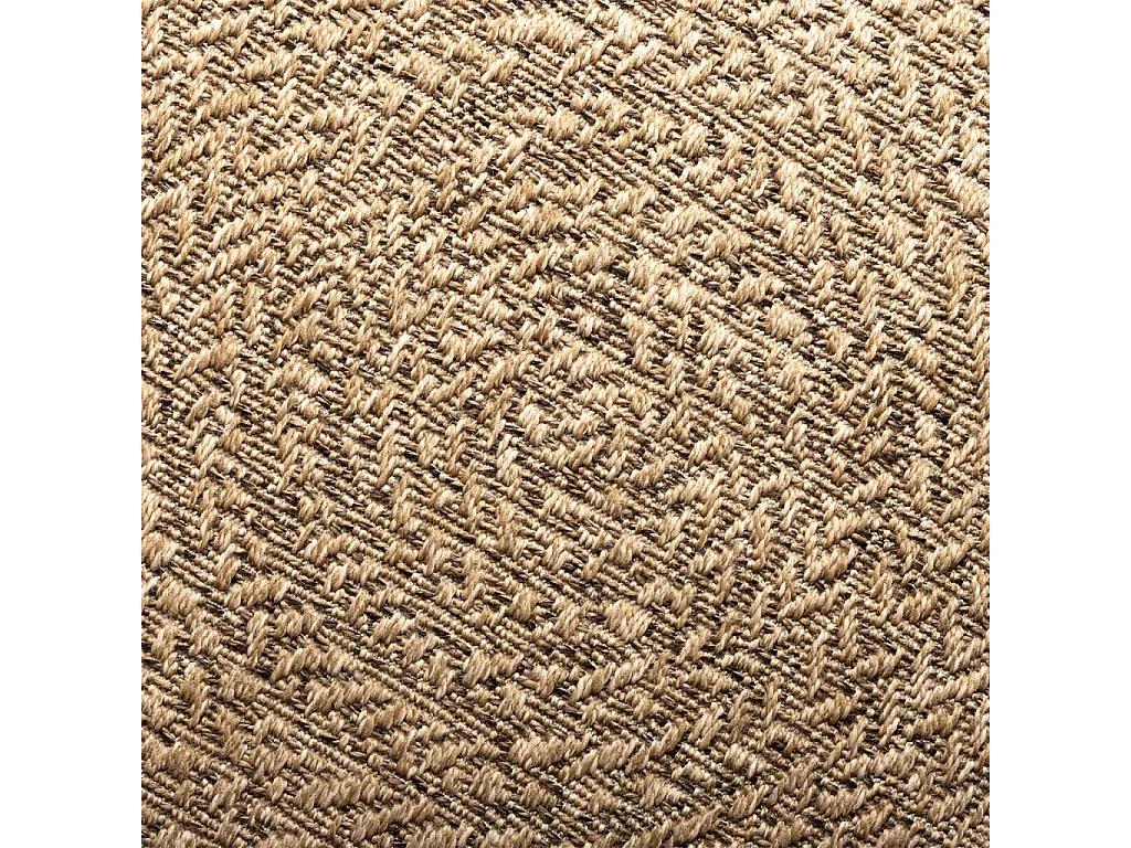 Tapis 120x170 cm aspect jute intérieur et extérieur