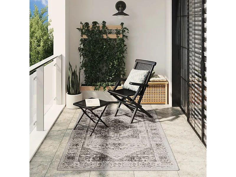 Tapis intérieur extérieur design vintage 140x200 cm