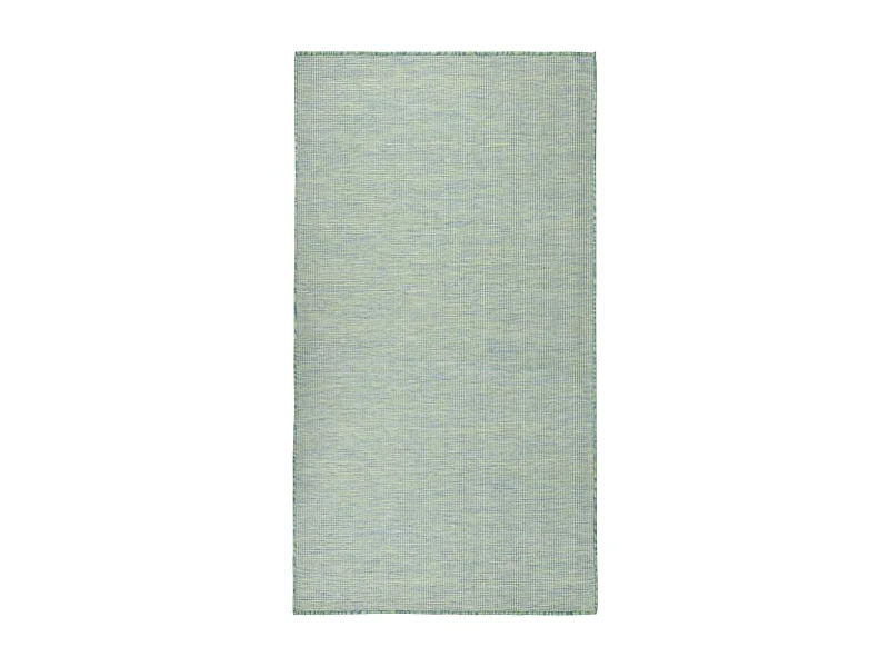 Tapis à tissage plat d'extérieur 80x150 cm turquoise