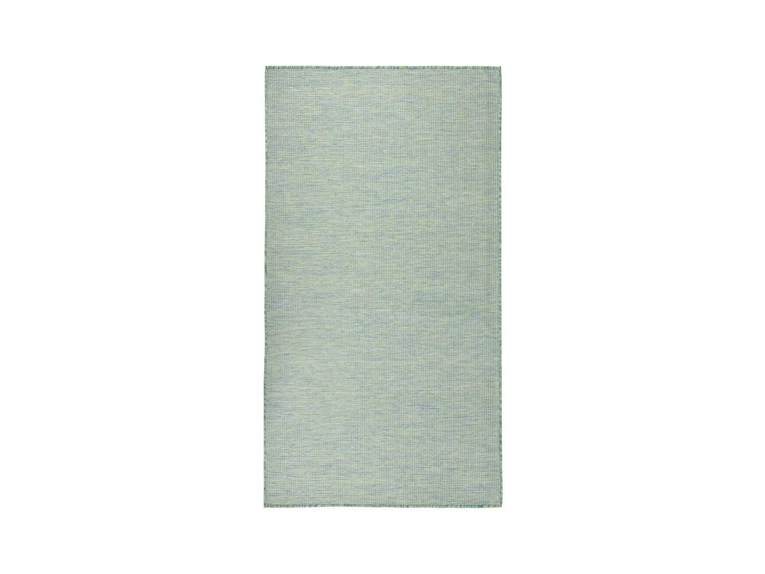 Alfombra de exterior de tejido plano turquesa 80x150 cm