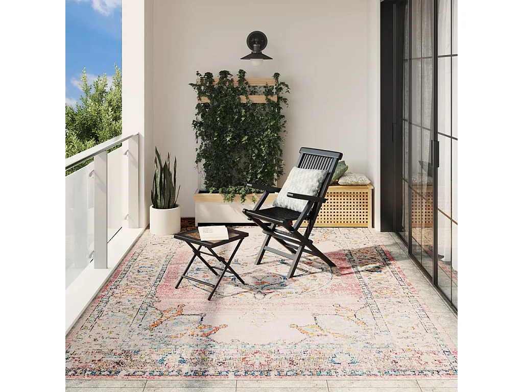 Alfombra de interior/exterior diseño vintage ARBIZU 240x340 cm