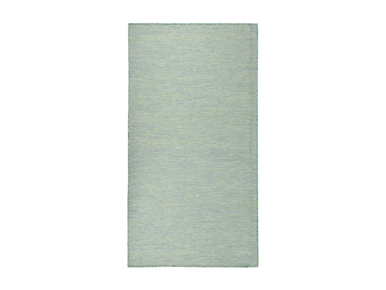 Tapis à tissage plat d'extérieur 140x200 cm turquoise