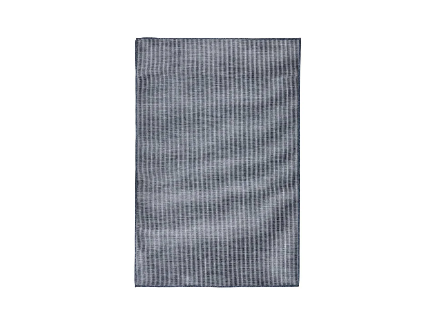 Tapis à tissage plat d'extérieur 120x170 cm bleu