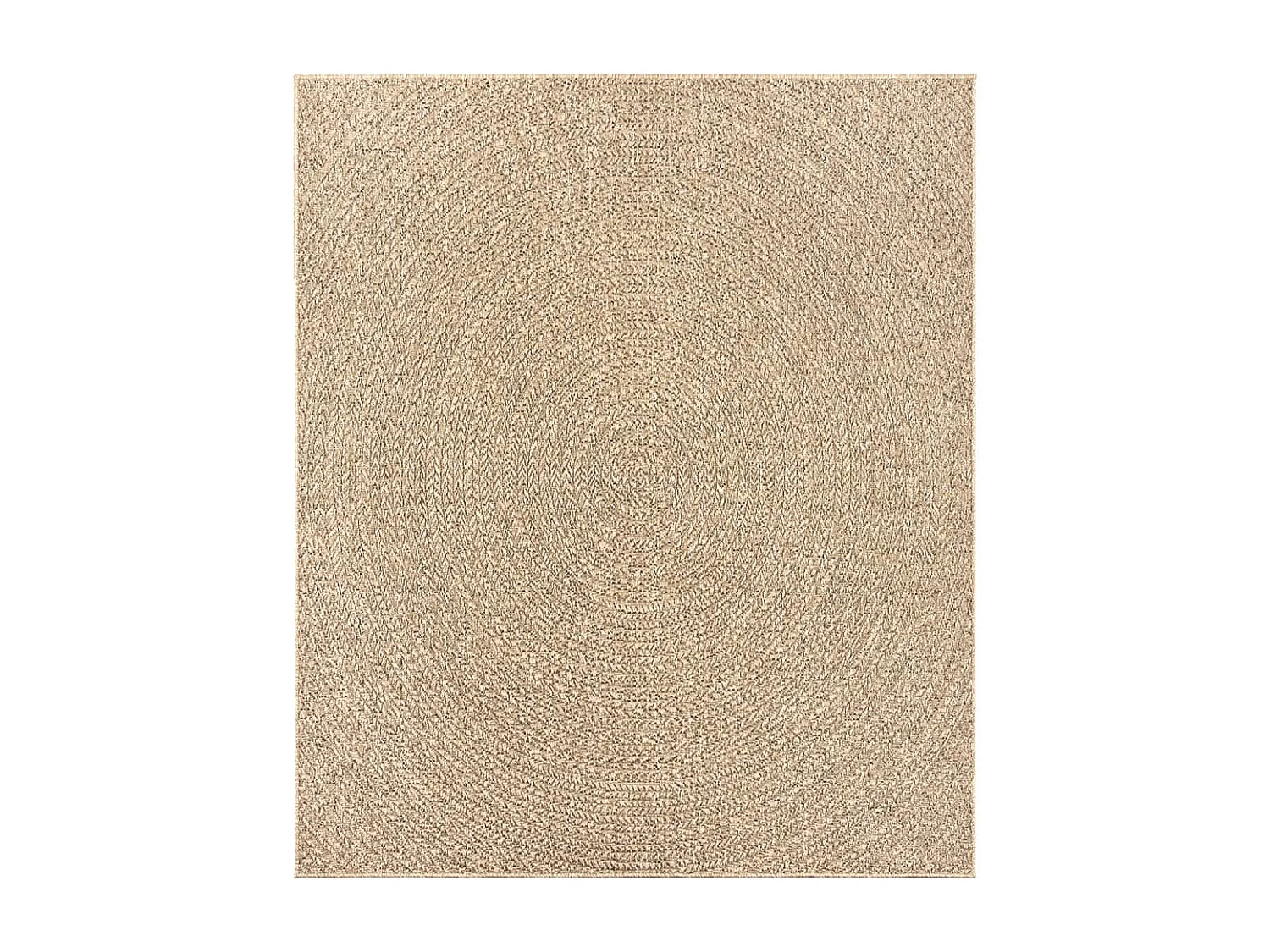 Alfombra ZIZUR apariencia de yute interior exterior 240x340 cm