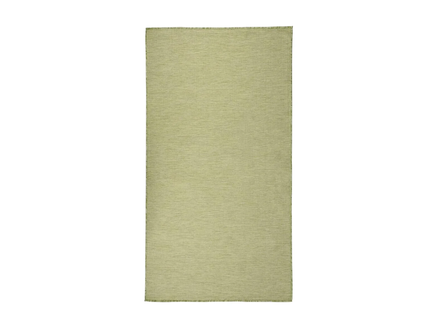 Tapis à tissage plat d'extérieur 80x150 cm vert