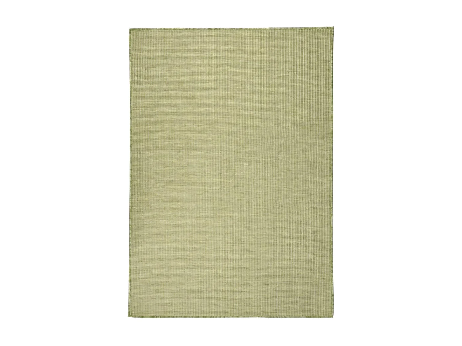 Tapis à tissage plat d'extérieur 140x200 cm vert
