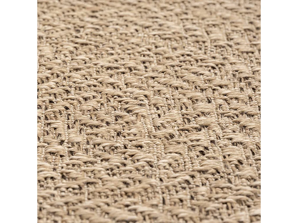 Tapete ZIZUR 60x110 cm aspeto de juta interior e exterior