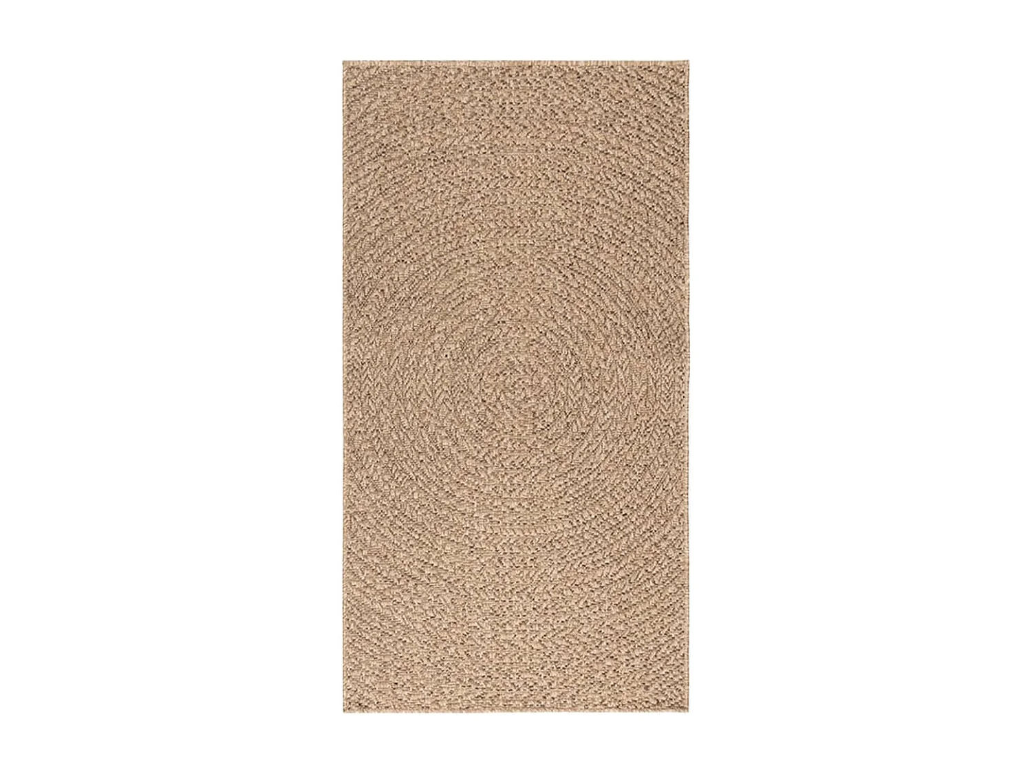 Alfombra con aspecto de yute interior y exterior 80x150 cm