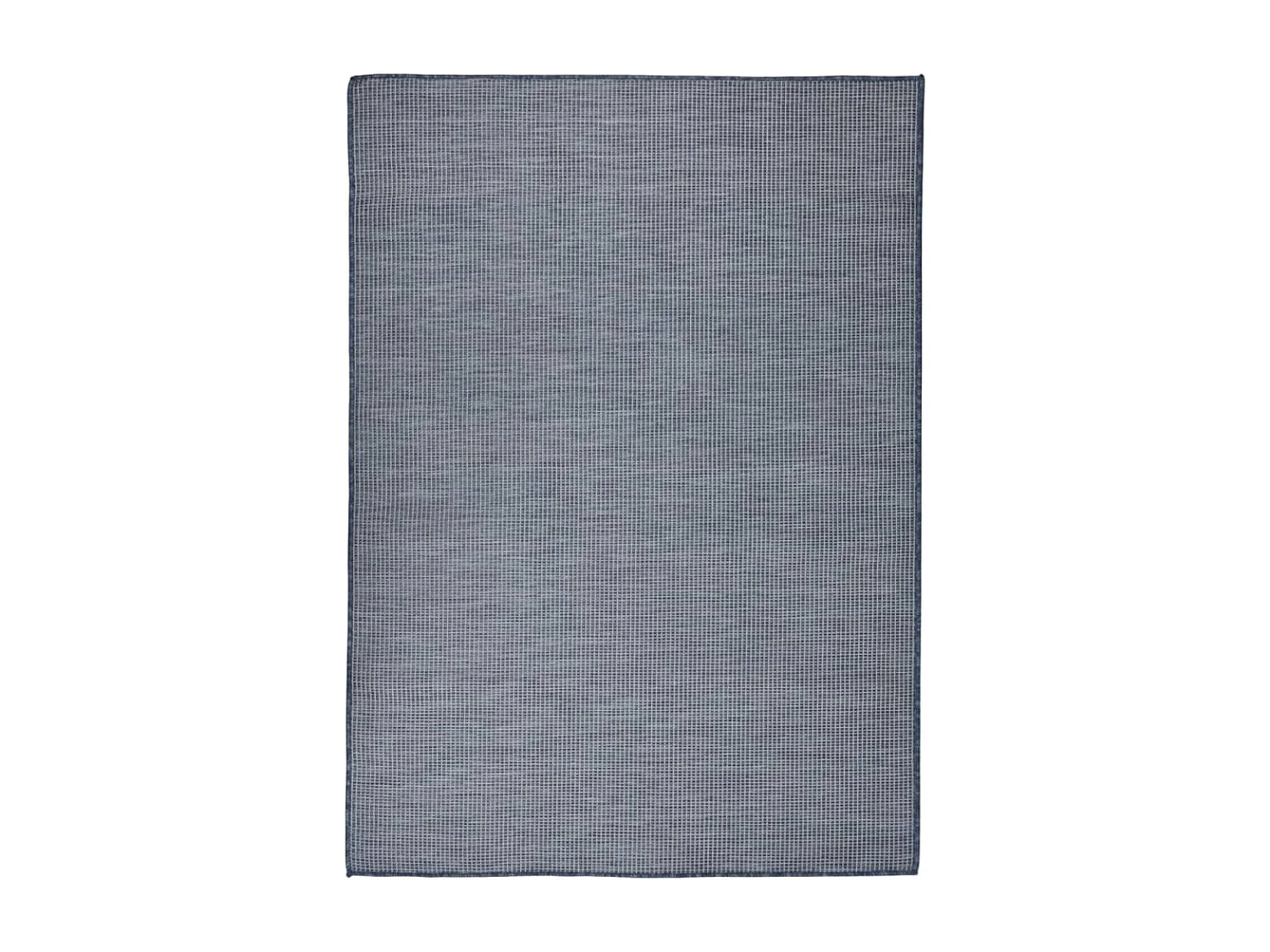 Alfombra de exterior de tejido plano azul 200x280 cm