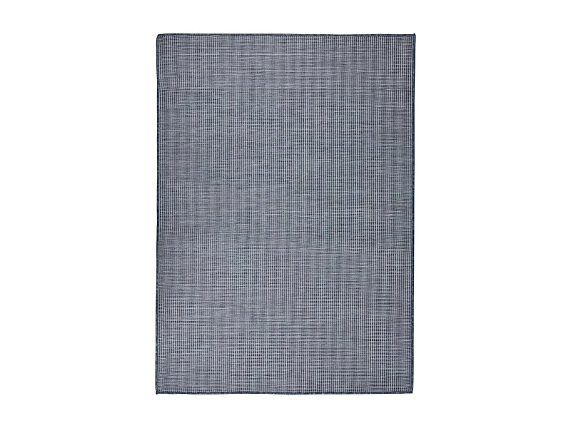 Alfombra de exterior de tejido plano azul 200x280 cm