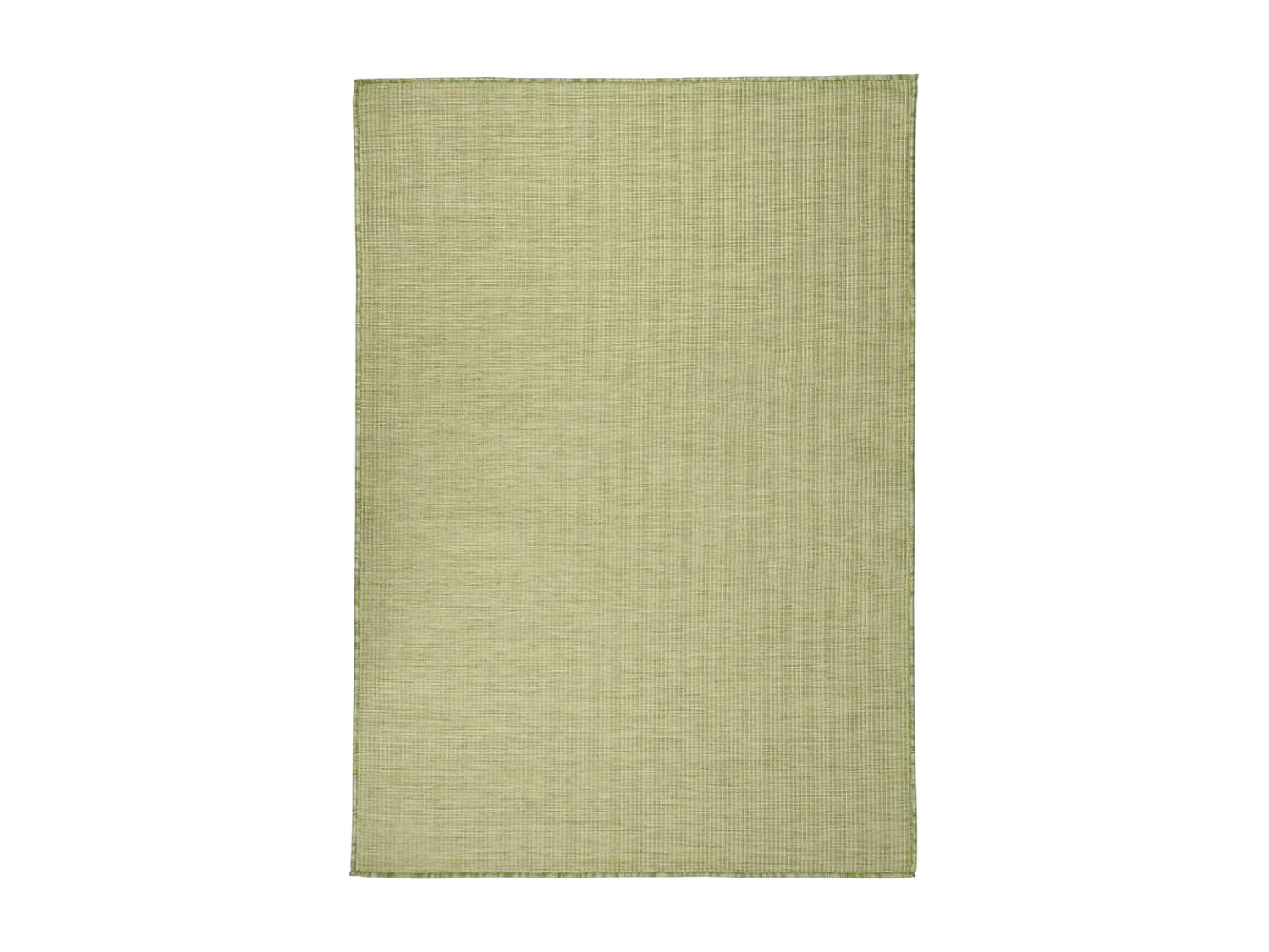 Tapis à tissage plat d'extérieur 160x230 cm vert
