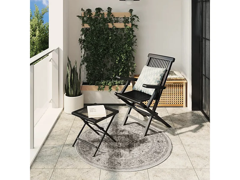 Tapis intérieur extérieur design vintage ø 120 cm