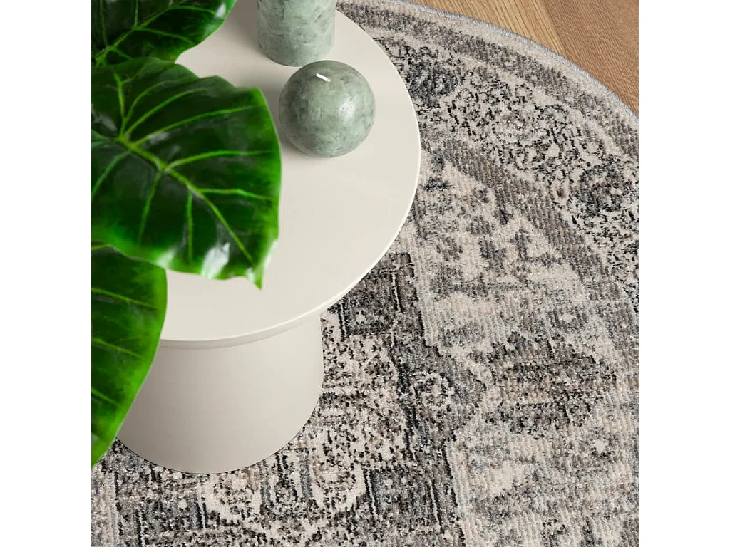 Alfombra de interior/exterior diseño vintage ARBIZU Ø 120 cm