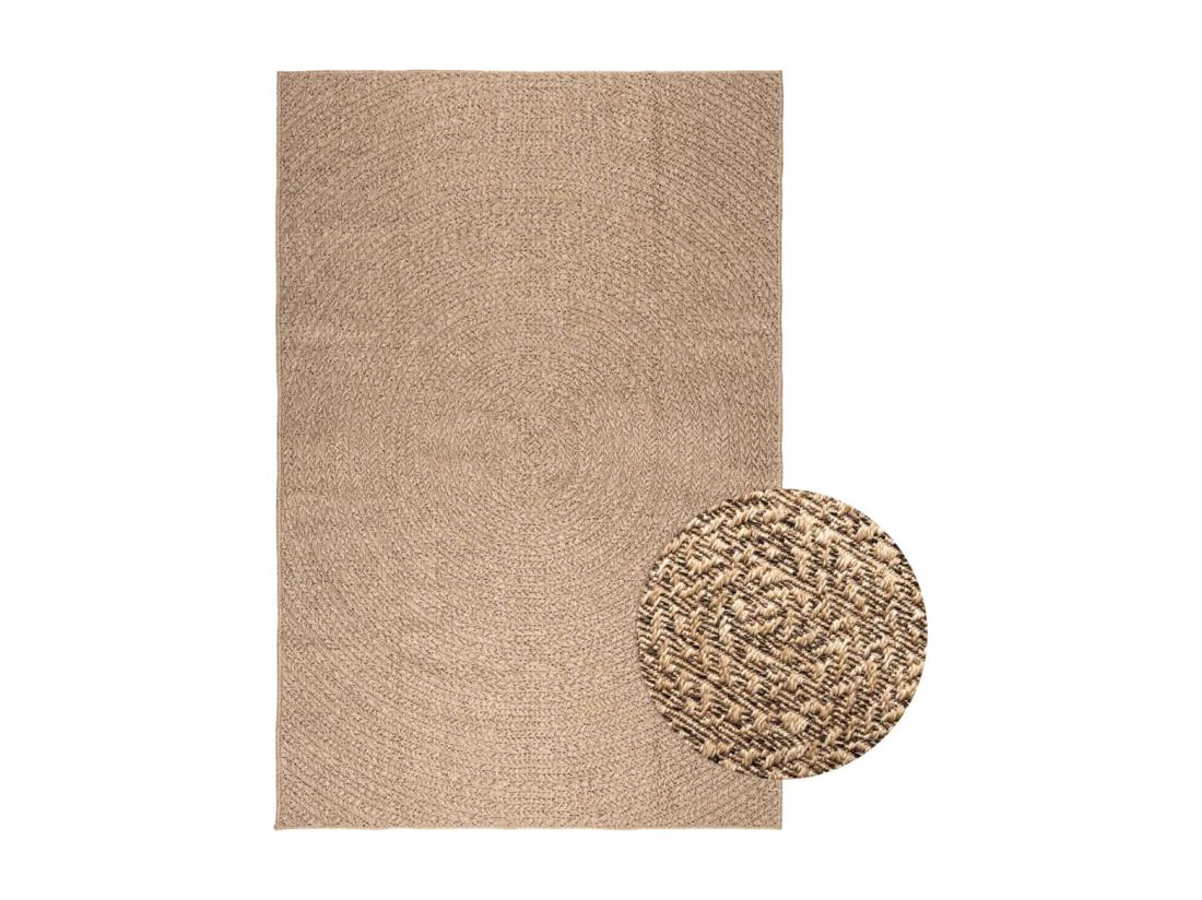 vente unique Tapis 160x230 cm aspect jute intérieur et extérieur