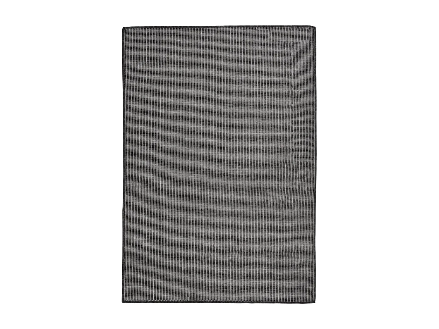 Tapete de tecido plano para exterior 160x230 cm cinzento