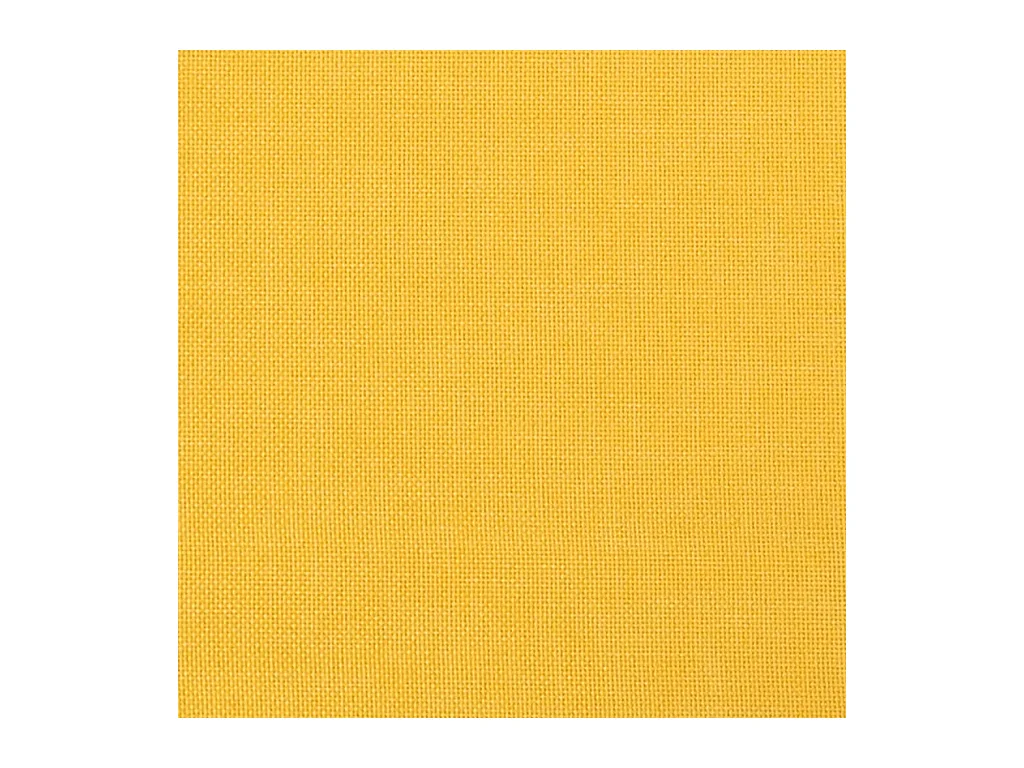 Canapé-lit à 2 places avec deux oreillers jaune tissu