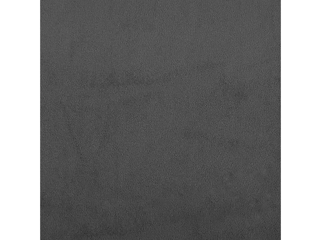 Sofá cama de 2 plazas con dos almohadas terciopelo gris oscuro