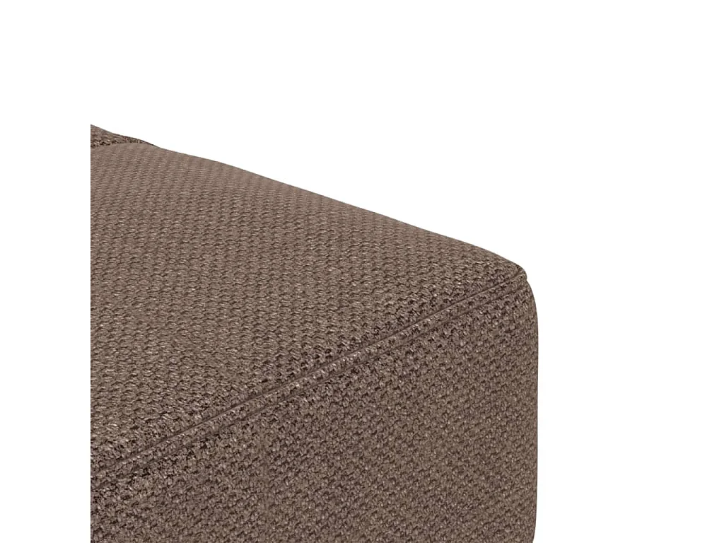 Slaapbank 2-zits met 2 kussens stof taupe