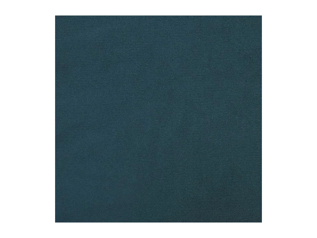 Canapé-lit à 2 places avec deux oreillers bleu velours
