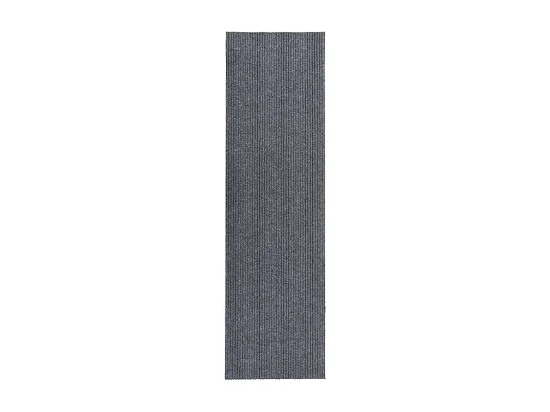 Alfombra de pasillo atrapa suciedad 100x400 cm gris
