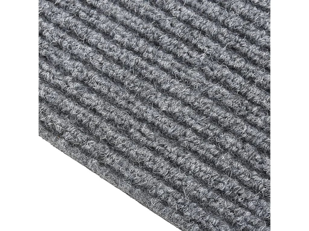 Alfombra de pasillo atrapa suciedad 100x200 cm gris