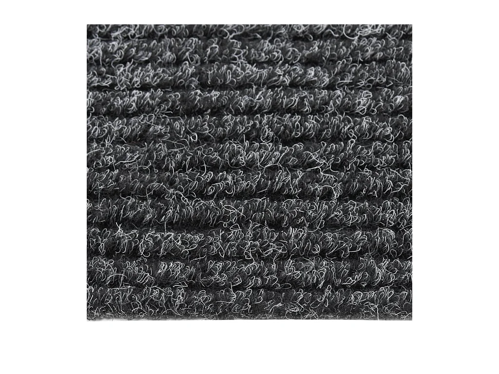Alfombra de pasillo atrapa suciedad 100x100 cm gris antracita