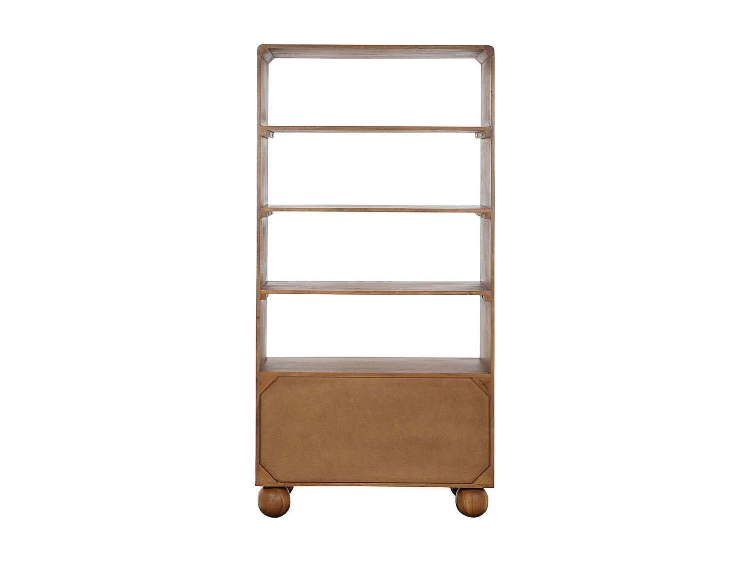 Etagère, bibliothèque en bois coloris naturel - longueur 90 x profondeur 40 x Hauteur 181 cm