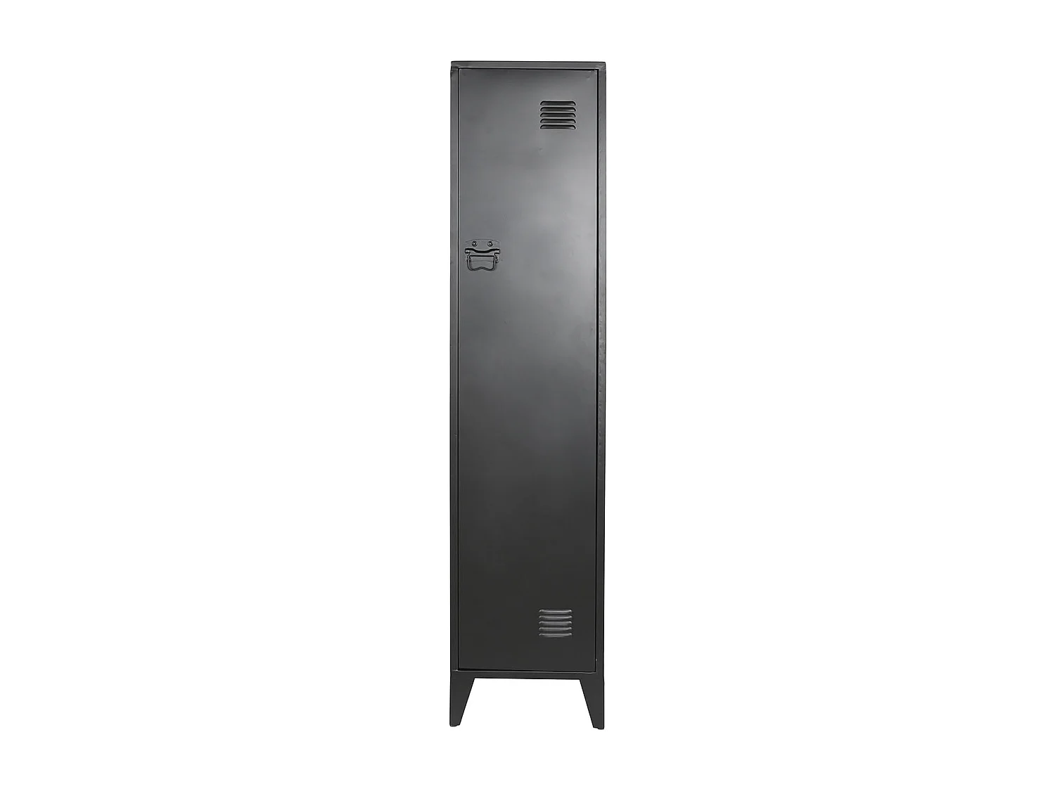 Etagère, meuble étagère en métal coloris noir - longueur 40 x profondeur 41 x Hauteur 180 cm