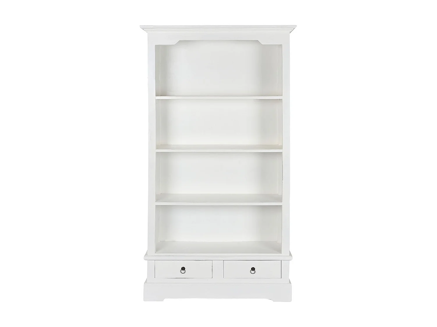 Etagère, meuble étagère en bois coloris blanc - longueur 97 x profondeur 34 x Hauteur 180 cm