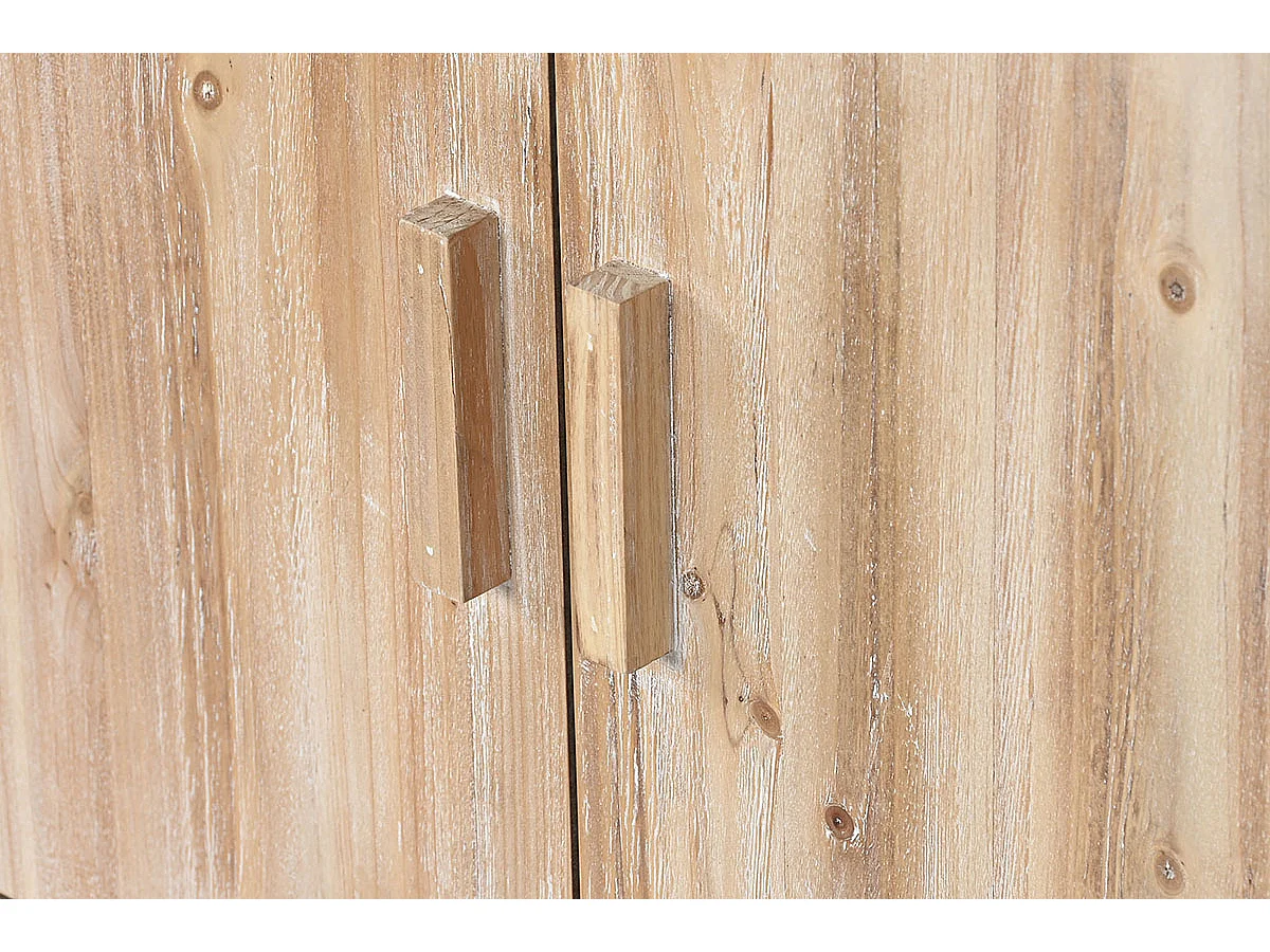 Etagère, meuble étagère en bois coloris naturel - longueur 100 x profondeur 40 x Hauteur 175  cm