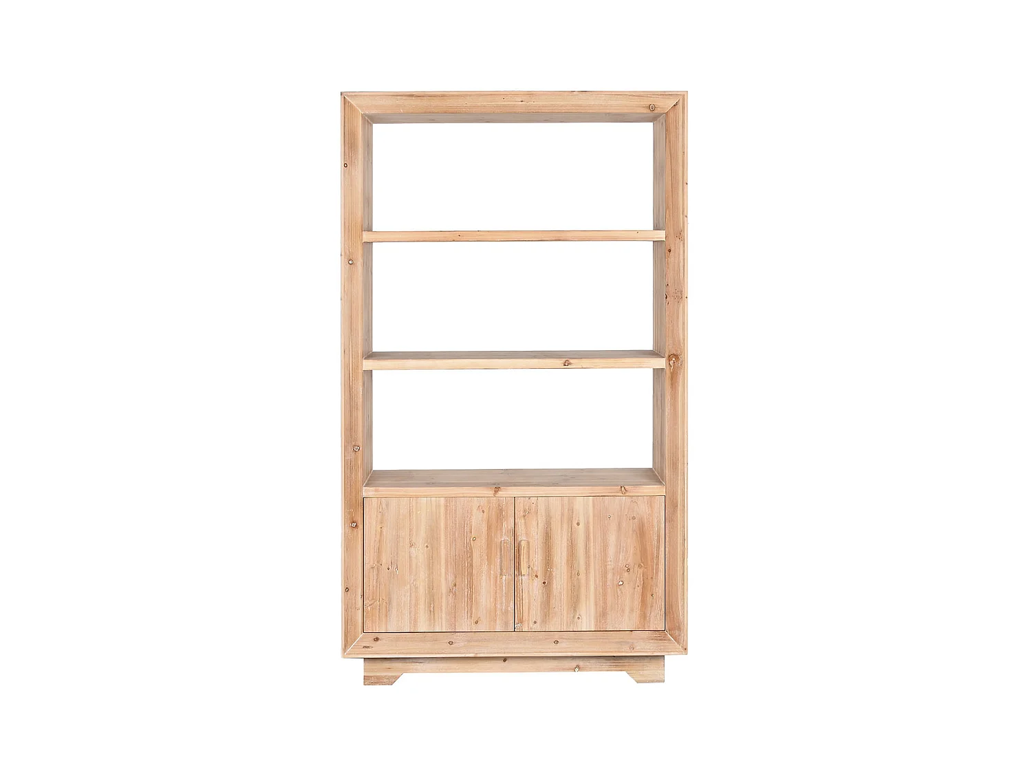 Etagère, meuble étagère en bois coloris naturel - longueur 100 x profondeur 40 x Hauteur 175  cm