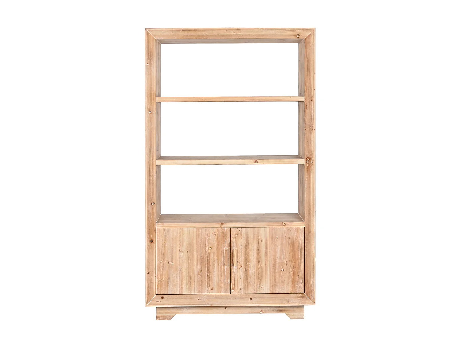 Etagère, meuble étagère en bois coloris naturel - longueur 100 x profondeur 40 x Hauteur 175  cm